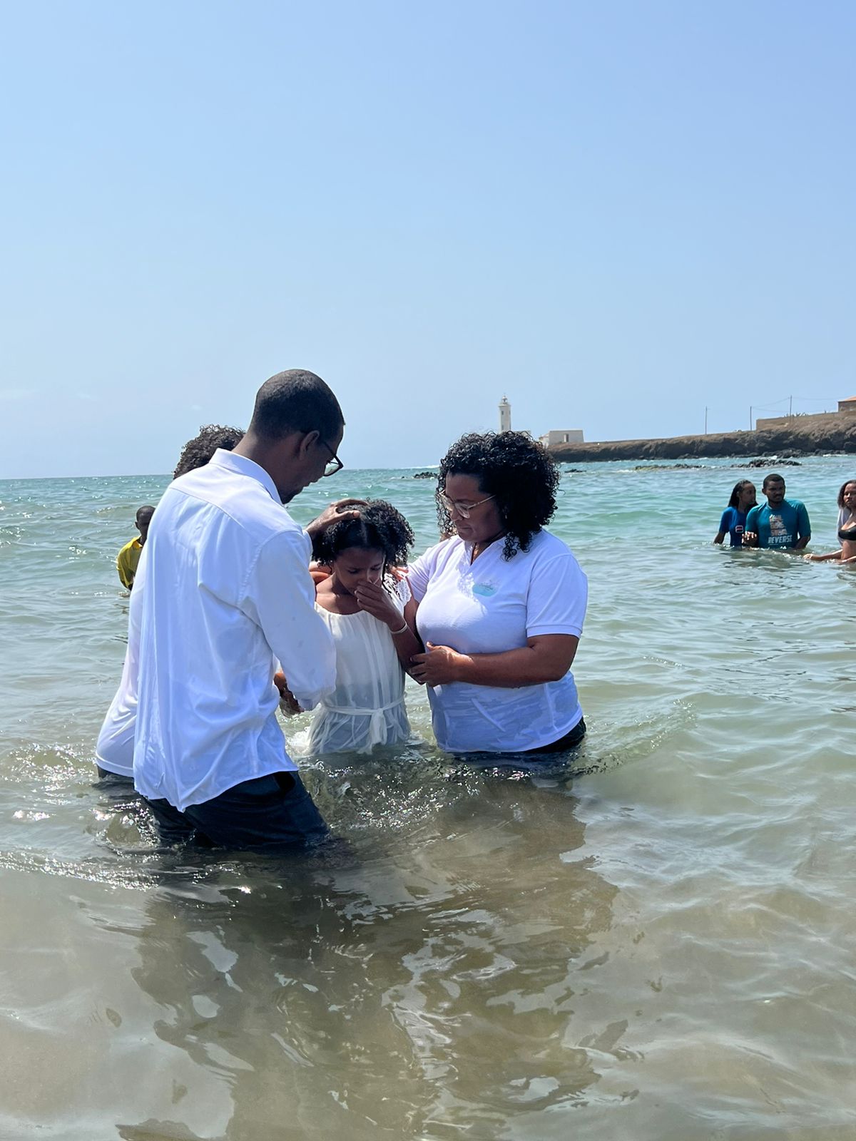 EASTER BAPTISMS IN CAPE VERDE